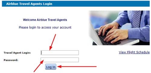 Airblue Agent Login