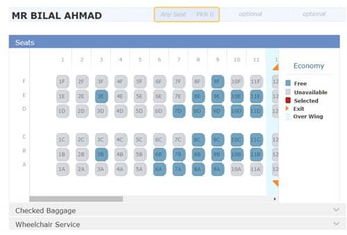 Seat Selection